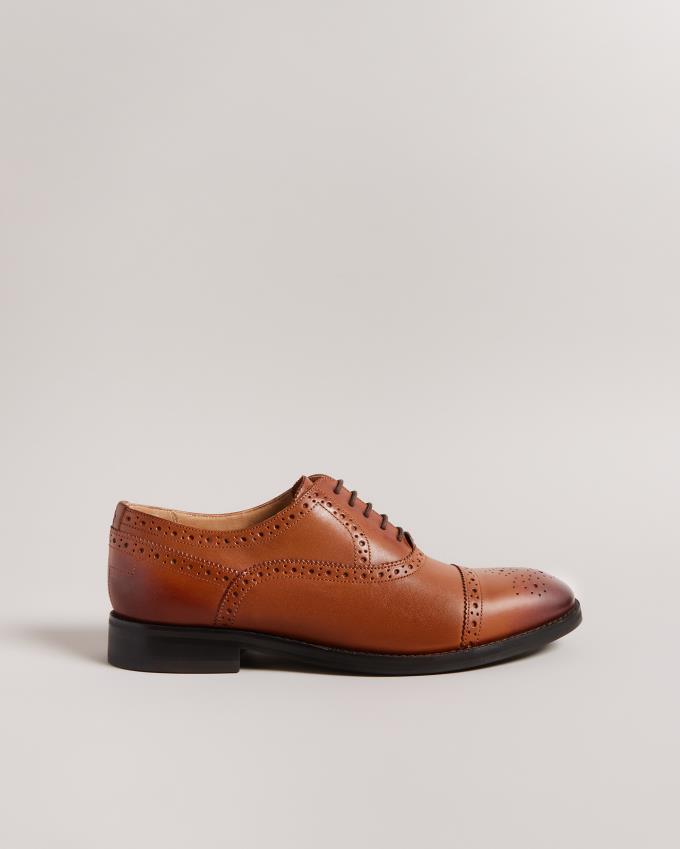 Chaussures Richelieu Ted Baker Formal Leather Ombre Toe Cap Marron Homme | HWQ-26096319